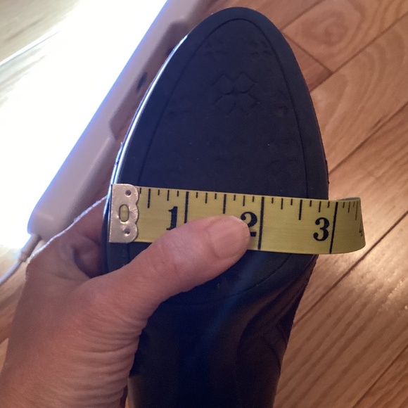 Naturalizer Leather Chocolate Brown Platform Heels, fit 6.5-7 - Picture 9 of 15